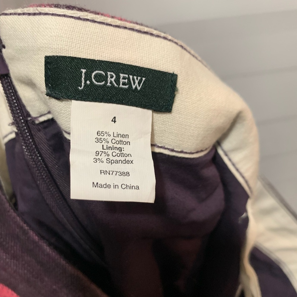 Colorful J. Crew Patterned Skirt - Picture 3 of 3